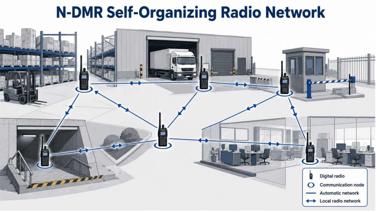 Self-Organizing Mesh Radio